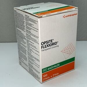 OpSite Flexigrid Transparent Film Dressing 2.4' x 2.75' in - 50 pcs